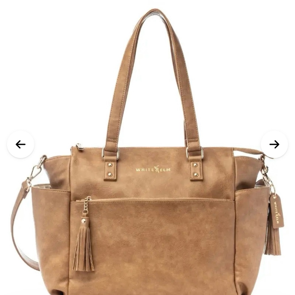 Brown Laptop Tote Bag